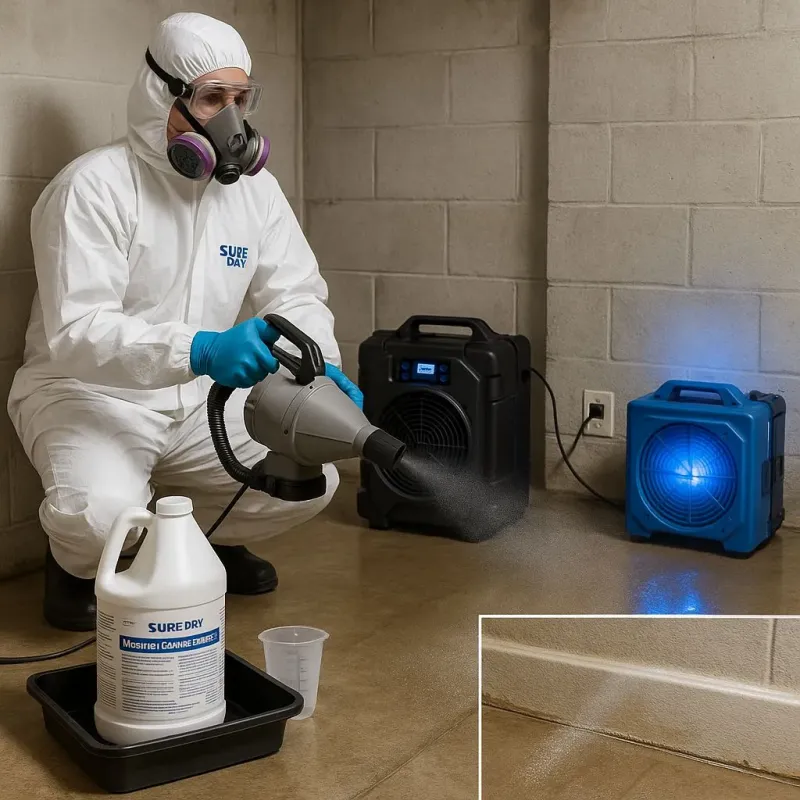 Sanitization and Odor Removal process in Ashville, OH