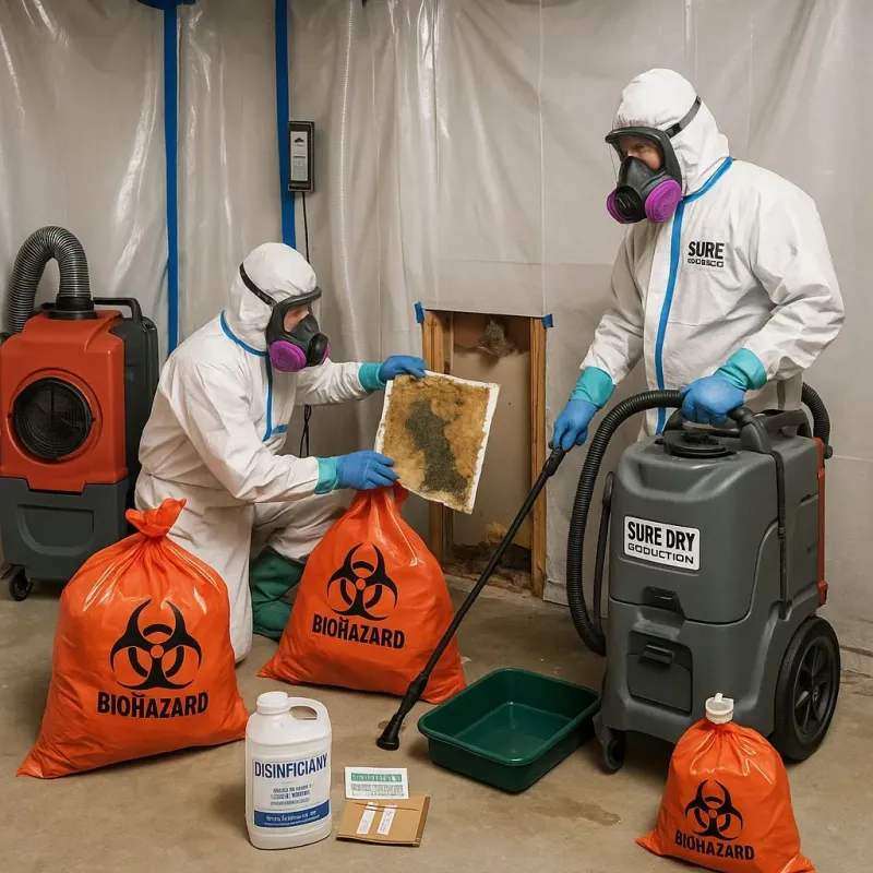 Contaminated Water Handling Protocols process in Ashville, OH